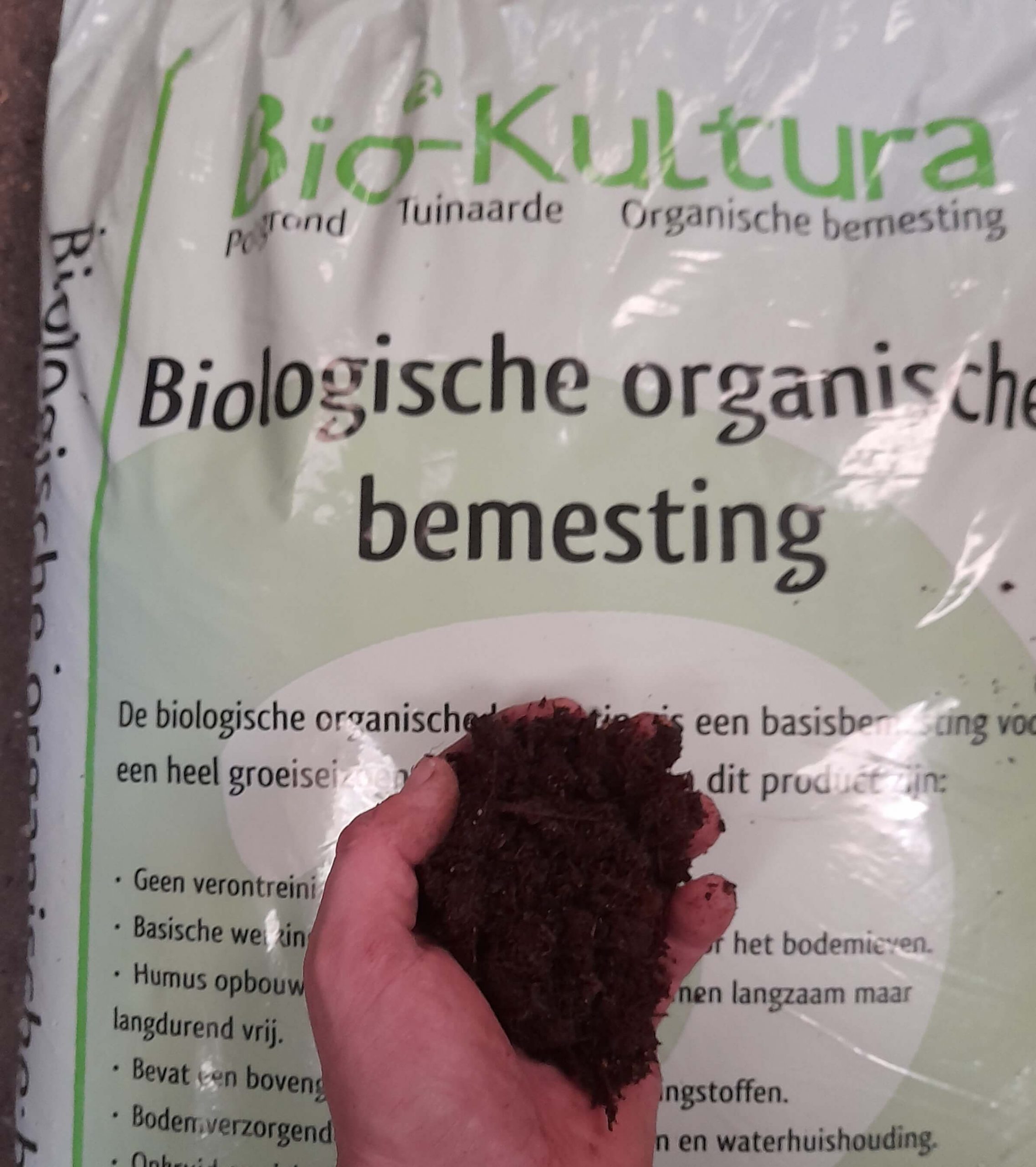Mestcompost BioKultura 40 liter Goede moestuinbemesting( Alleen om af te halen!!)